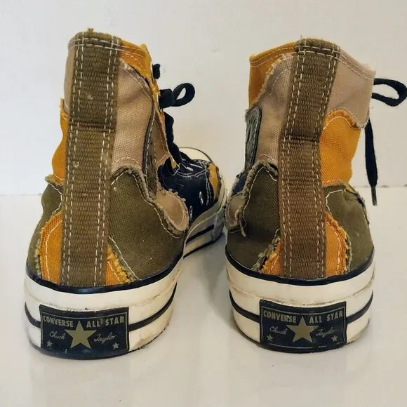 CONVERSE CHUCK TAYLOR CAMO PATCHWORK HIGH TOP M-7.5, W-9 - Picture 4 of 12